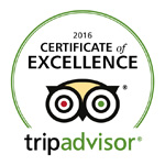 Tripadvisor Certificate of Excellence 2016