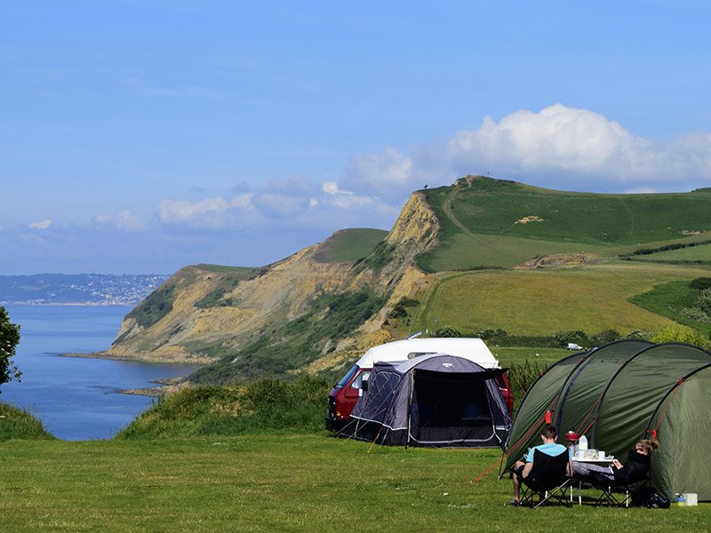 Camping and campsites in the UK.