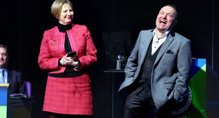 Debbie Walker and Dave Fishwick