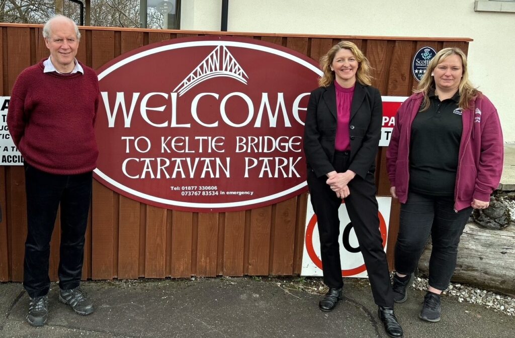 5 star Stirling Holiday Park at Keltie Bridge