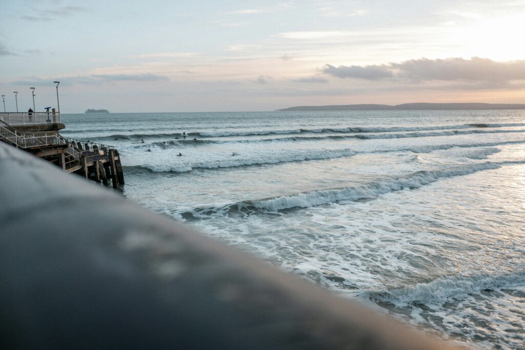 Bournemouth Pier Surfing