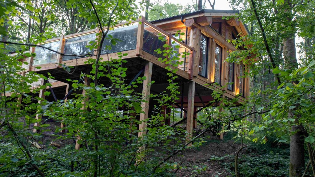 Tree Houses at Woodlands Holiday Park