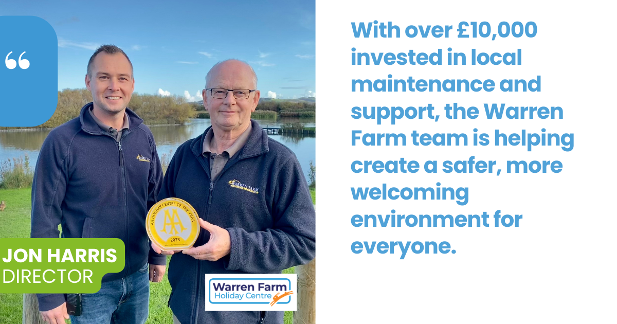 Over £10k invested in local support