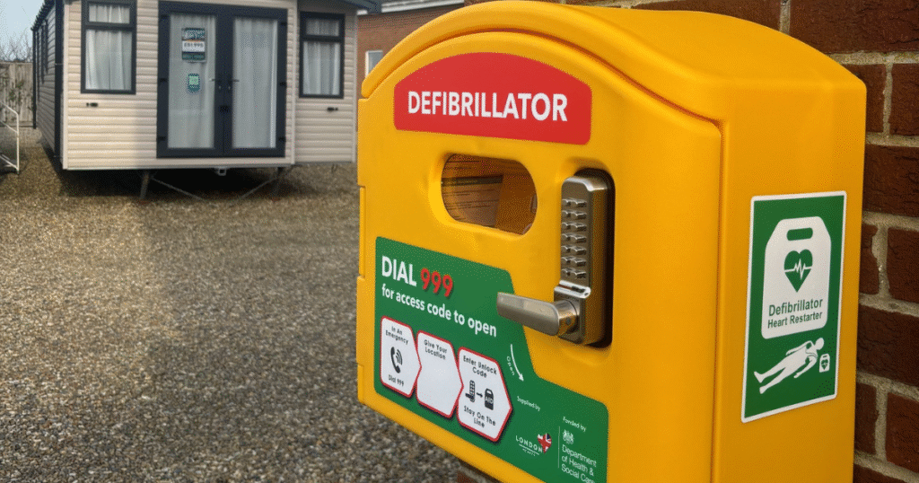 Parks Make Places - Defibrilator at Keat Farm