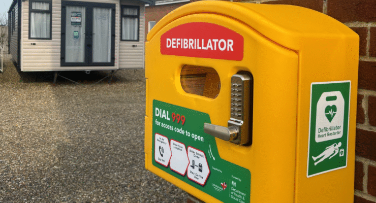 Parks Make Places - Defibrilator at Keat Farm