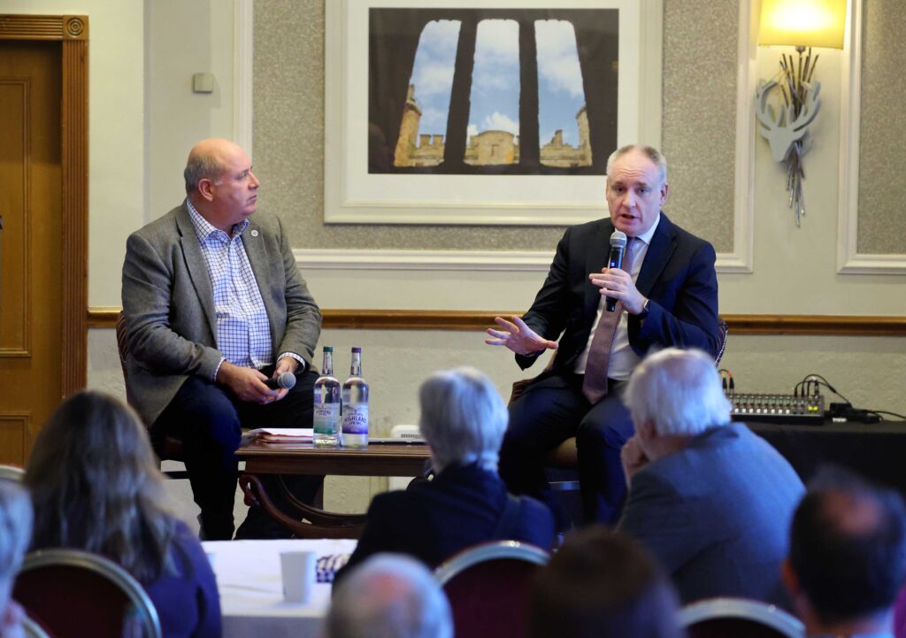 MSP Richard Lochhead addresses delegates