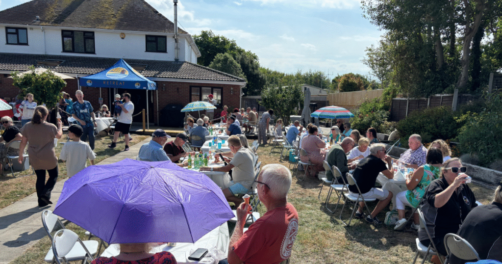 retreat caravan park owners party