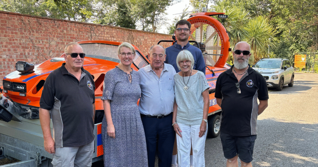 BARB search and rescue hovercraft