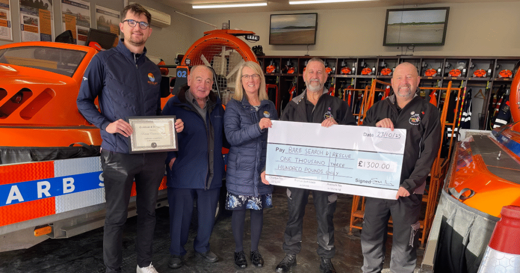 retreat caravan park with BARB search and rescue