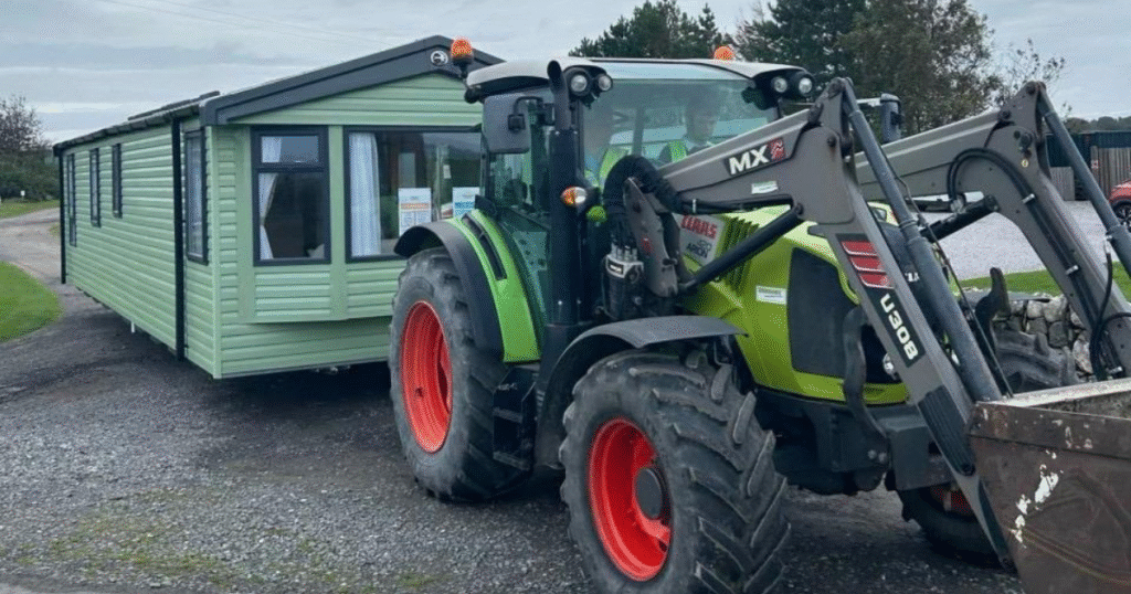 sandgreen caravan park moving caravans