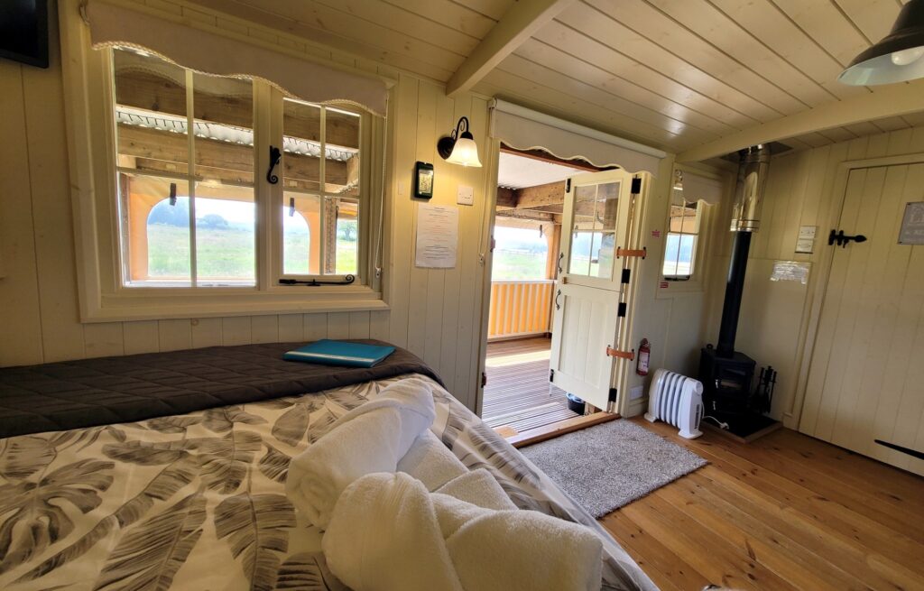 two hoots glamping interior