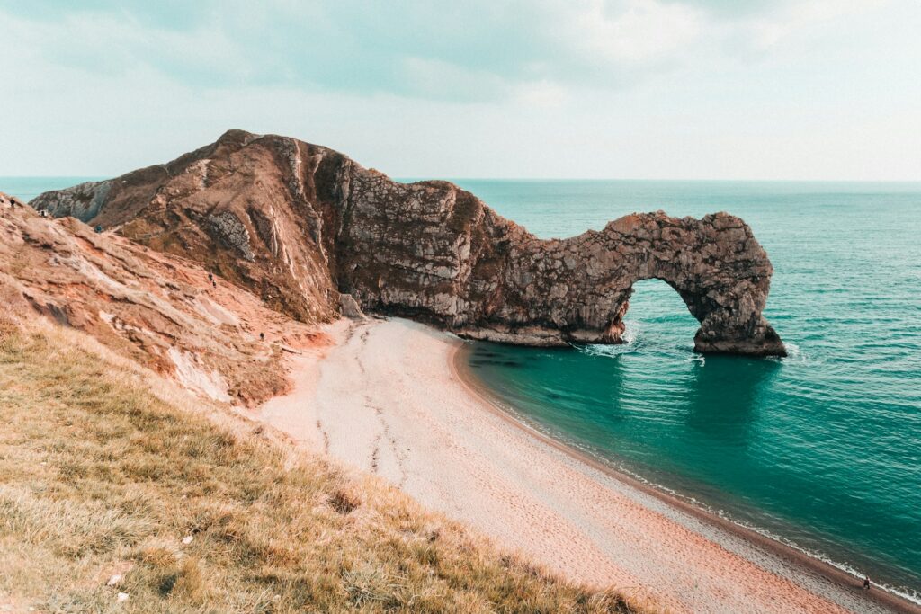 durdle door on the jurassic coast in dorset