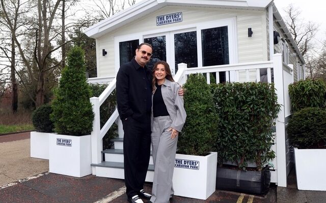 Danny and Dani Dyer promoting the Dyers Holiday Park