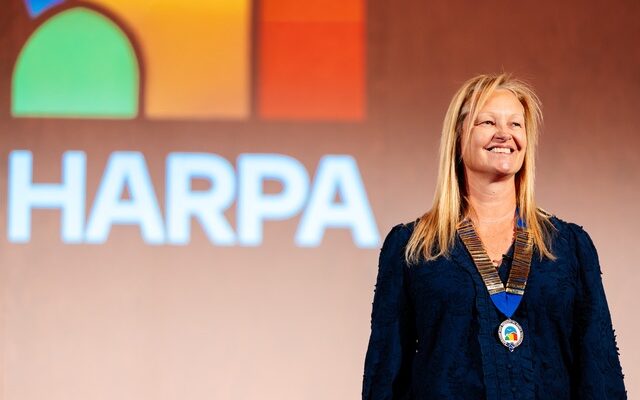 HARPA chair Claire Flower