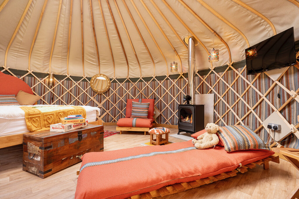 mongolian yurt poole camping park