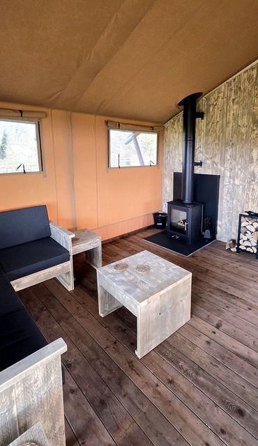 safari tent interior 
