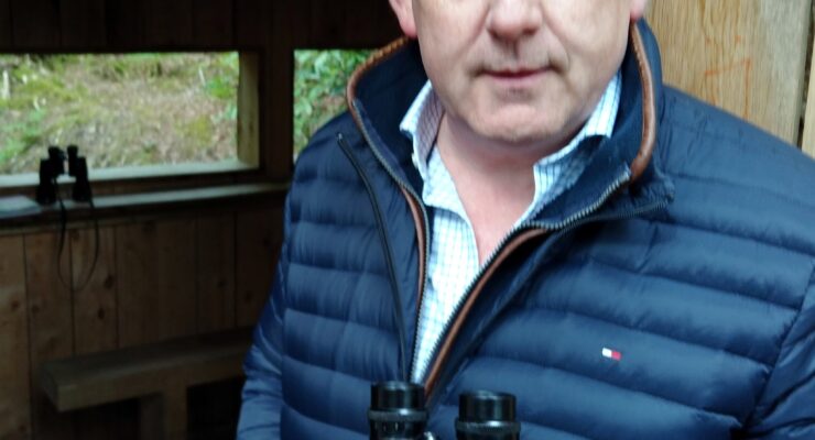 henry in parks bird hide