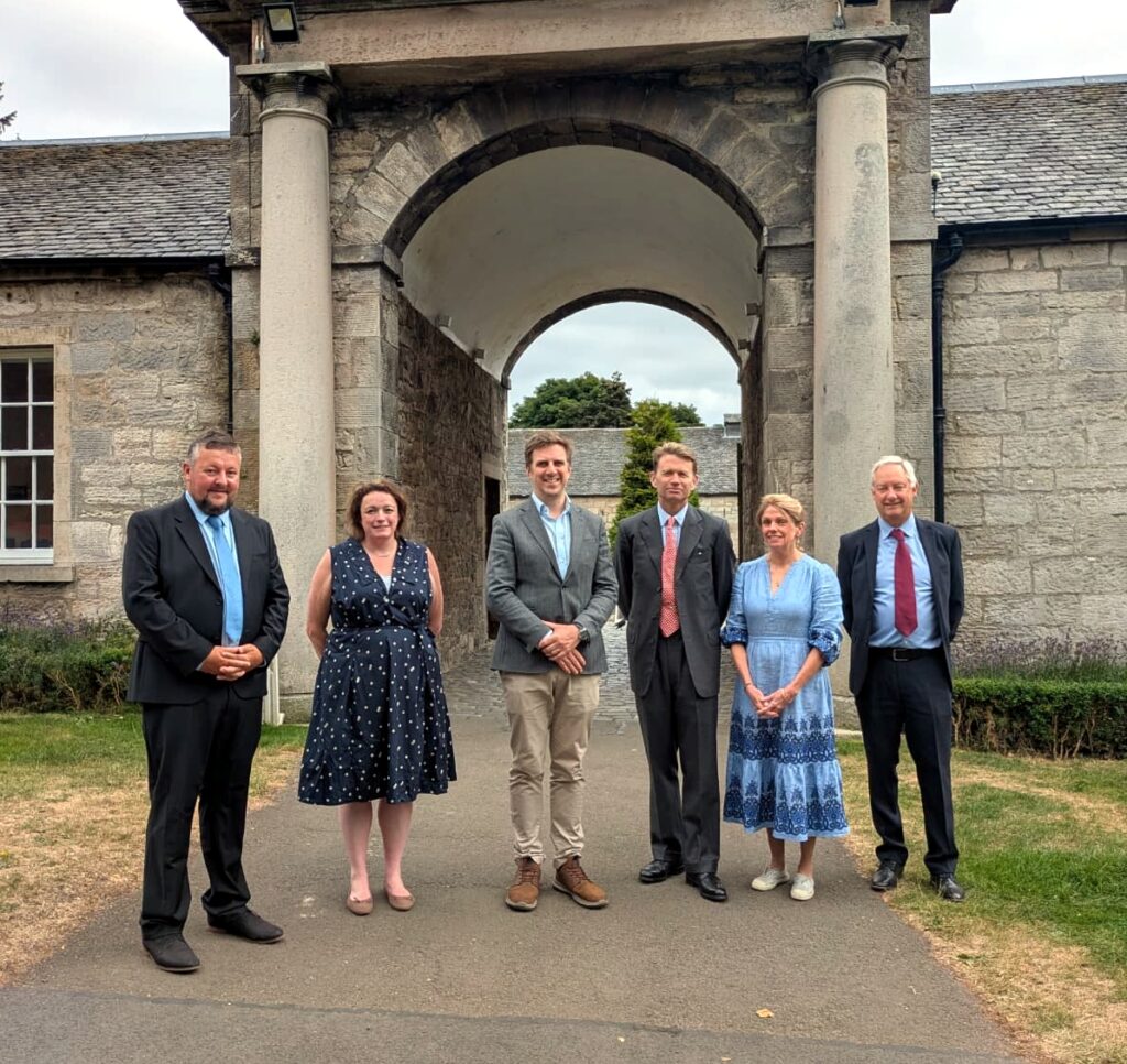 Mortan Hall MSP visit