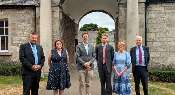 Mortan Hall MSP visit